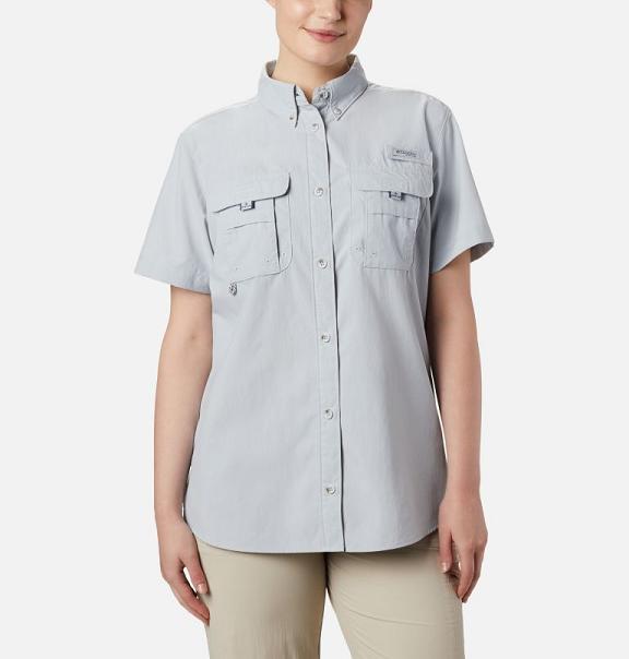 Columbia PFG Bahama Shirts Grey For Women's NZ54162 New Zealand